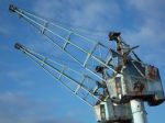 Salford Quays Cargo Cranes Demolition